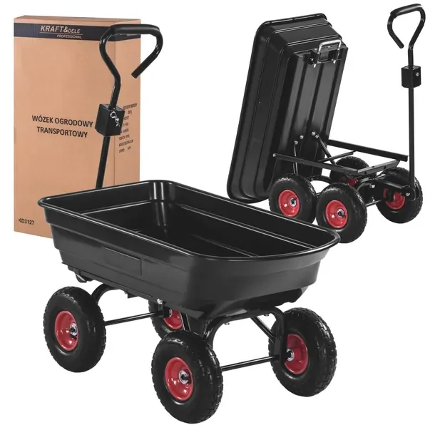 Wózek Ogrodowy Transportowy 75l 300kg Kraft&dele Kd3127