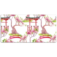 Podkładki na biurko - Mata ochronna na biurko Japońskie motywy 120x60 cm, Dywanomat - miniaturka - grafika 1