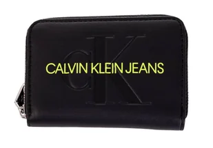 Calvin Klein Mały Portfel Damski Sculpted Mono Med Z/A Black K60K608396 Bds - Portfele - miniaturka - grafika 1