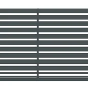 Ogrodzenia - Polbram Brama przesuwna bez przeciwwagi Tinos 4x1,56 m prawa antracytowa automat - miniaturka - grafika 1