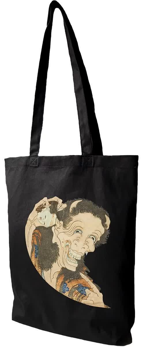Torba bawełniana Śmiejący się Demon Katsushika Hokusai