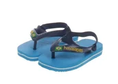Buty dla dziewczynek - Havaianas Sandały Niebieskie Wsuwane Gumowe Dziecięce 19 Jtl - miniaturka - grafika 1