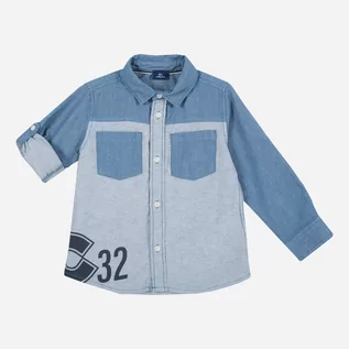 Bluzki dla chłopców - Koszula Chicco 090.54542-085 122 cm średni niebieski (8054707712775) - grafika 1