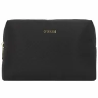 Kosmetyczki, organizery i kuferki - Guess Torba na toaletę Lorey 23,5 cm black - miniaturka - grafika 1