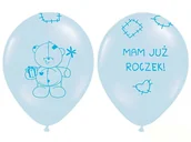 Baby shower i roczek - BALONY 12" MAM JUŻ ROCZEK NIEBIESKIE 100SZT - miniaturka - grafika 1