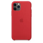 Etui i futerały do telefonów - Silikonowe etui APPLE do iPhone 11 Pro, PRODUCT RED - miniaturka - grafika 1