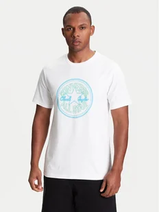 Converse T-Shirt Neon Sign All Star Patch 10027722-A02 Biały Regular Fit - Koszulki męskie - miniaturka - grafika 1
