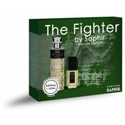 Zestawy perfum męskich - SAPHIR MEN Woda perfumowana THE FIGHTER, zestaw 200 ml + 30 ml - miniaturka - grafika 1