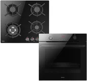 Zestawy AGD - Zestaw AGD do zabudowy Amica Piekarnik ED47637BA+ X-TYPE STEAM + Płyta gazowa PGCD6111AOB - miniaturka - grafika 1