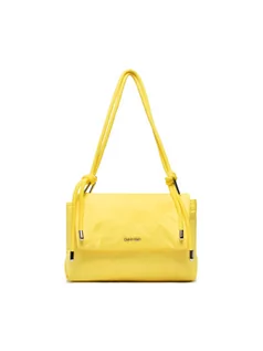 Torebki damskie - Calvin Klein Torebka Roped Shoulder Bag K60K609407 Żółty - grafika 1