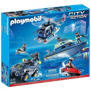 Playmobil CITY ACTION WIELKA AKCJA POLICJI 9043 - Klocki - miniaturka - grafika 1