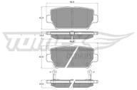 Klocki hamulcowe - Zestaw klocków hamulcowych, hamulce tarczowe Tomex Brakes TX 60-16 - miniaturka - grafika 1