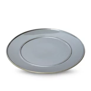 Patera Dekoracyjna Ceramiczna Simona 30X30 Oliwkowa - Tace i patery - miniaturka - grafika 1
