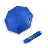 Parasole - Mini Light Kids Crystal Blue Hero - składany parasol dziecięcy - miniaturka - grafika 1