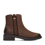 Botki damskie - Botki MEXX CEO-MX/032C-WI23 Brązowy - miniaturka - grafika 1