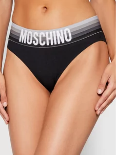 Majtki damskie - Moschino Underwear Swim Figi klasyczne ZUV4713 9003 Czarny - grafika 1