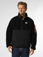 Kurtki męskie - Alpha Industries Męska kurtka anorak Mężczyźni czarny jednolity, S - miniaturka - grafika 1