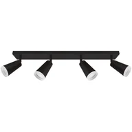 Lampy sufitowe - Nasufitowe reflektorki Sana 4148 Ideus na listwie czarne - miniaturka - grafika 1