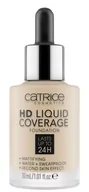 Podkłady do twarzy - Catrice HD Liquid Coverage podkład w płynie 010 Light Beige 30ml - miniaturka - grafika 1