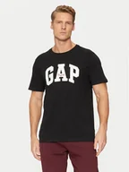 Koszulki męskie - Gap T-Shirt 542246-03 Czarny Regular Fit - miniaturka - grafika 1
