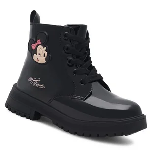 Botki Mickey&Friends AW23-5DSTC-B Czarny - Buty dla dziewczynek - miniaturka - grafika 1