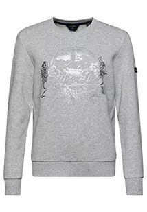 Superdry Bluza damska, Lekki szary Marl, 36 - Bluzy damskie - miniaturka - grafika 1