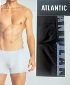 Majtki męskie - ATLANTIC BOKSERKI L, 2-PACK czrane - miniaturka - grafika 1