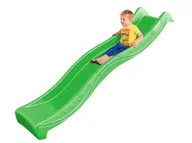 Place zabaw - Ślizg Zjeżdżalnia Ślizgawka Wodna 3 m JF limonkowy - miniaturka - grafika 1