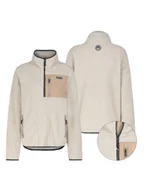 Bluzy damskie - Sublevel Bluza polarowa w kolorze beżowym - miniaturka - grafika 1