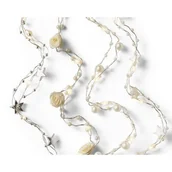 Oświetlenie świąteczne - Lampki dekoracyjne z koralikami różne wzory na baterię ciepły biały - miniaturka - grafika 1