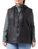 Kamizelki damskie - Samoon Kamizelka damska, czarny, 52 duże rozmiary - miniaturka - grafika 1