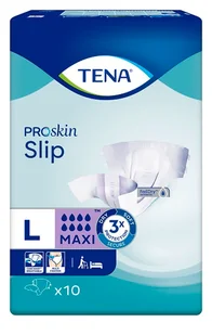 SCA HYGIENE Pieluchomajtki tena slip maxi large x 10 szt - Apteczki i materiały opatrunkowe - miniaturka - grafika 1