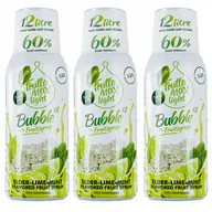 Syropy i koncentraty owocowe - Zestaw 3 koncentratów do Saturatora FruttaMax Limonka Mięta Bez Light bez Cukru 3x 500 ml - miniaturka - grafika 1