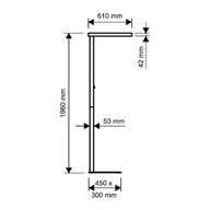 Lampy stojące - Lampa stojąca LED MAULjuvis, biały, podstawa - miniaturka - grafika 1