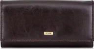 Portfele - OCHNIK OCHNIK SL-125-89 brązowy skórzany portfel damski SL-125-89 - miniaturka - grafika 1