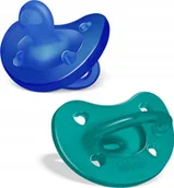 Smoczki uspokajające - CHICCO-7308621-SMOCZEK PF SOFT BLUE 16-36M 2SZT - miniaturka - grafika 1