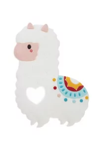 Bocioland Gryzaki silikonowy Lama 6O39EK 6O39EK SAM  One size - Gryzaki dla dzieci - miniaturka - grafika 1