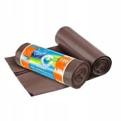 Worki na śmieci - RAVI RAVI WORKI ECO TREND 120 L 5 SZT. BRĄZOWE ORGANICZNE S5.29707413 - miniaturka - grafika 1