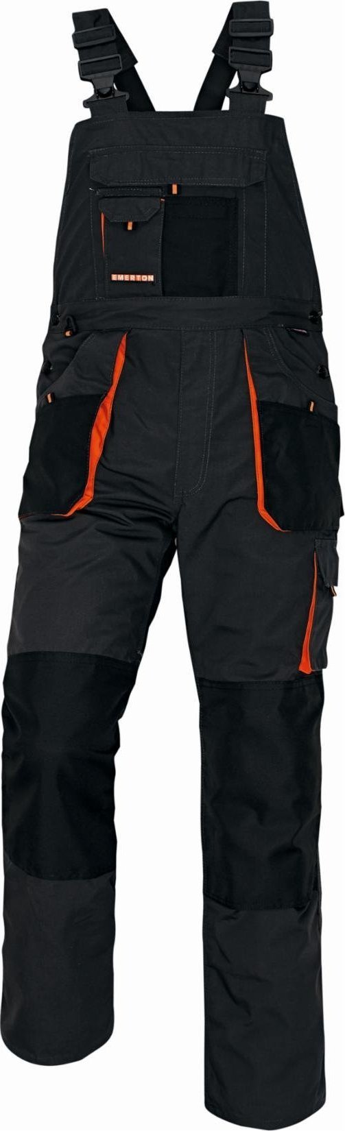 CERVA EMERTON - spodnie ochronne ogrodniczki - granatowy 60