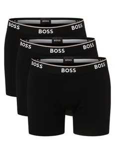 BOSS Obcisłe bokserki pakowane po 3 szt. Mężczyźni Bawełna czarny jednolity, S - Majtki męskie - miniaturka - grafika 1