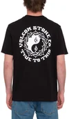 Koszulki męskie - t-shirt VOLCOM COUNTERBALANCE TEE Black - miniaturka - grafika 1