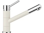 Baterie kuchenne - Bateria stojąca BLANCO Kano Silgranit-Look Delikatny biały/chrom 526951 - miniaturka - grafika 1