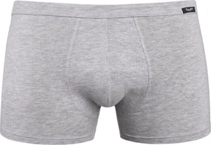 Teyli Bokserki męskie bawełniane Levi szare S Szary - Majtki męskie - miniaturka - grafika 1