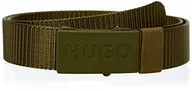 Paski - HUGO HUGO Męska taśma gazowa Sz35 pasek, Dark Green301, 85 50474913 - miniaturka - grafika 1