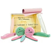 Zestawy do manicure i pedicure - P.Shine - Nail Conditioner & Natural Luster - NAIL BUFFER KIT - Manicure Japoński - ART. 1678 - miniaturka - grafika 1