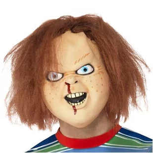 Smiffys Maska, Laleczka Chucky, beżowa, rozmiar uniwersalny - Dodatki do strojów karnawałowych - miniaturka - grafika 1