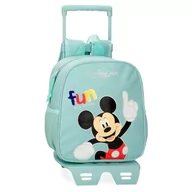 Plecaki szkolne i tornistry - Joumma Disney Mickey Fun with Friends Plecak przedszkolny z wózkiem niebieski 23x25x10 cm poliester 5,25 l, Niebieski, Talla única, Plecak przedszkolny z wózkiem - miniaturka - grafika 1