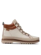 Botki damskie - Pikolinos Botki W3W-8564C1 Beżowy - miniaturka - grafika 1