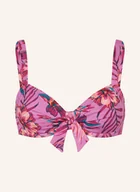 Stroje kąpielowe - Lidea Góra Od Bikini Z Fiszbinami Tropic Radiance pink - miniaturka - grafika 1