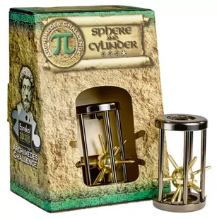 Eureka Łamigłówka Archimedes Sphere and Cylinder poziom 3/4 - Łamigłówki - miniaturka - grafika 1